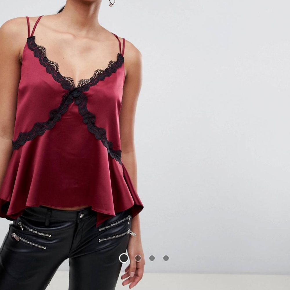 ASOS Burgundy Tank